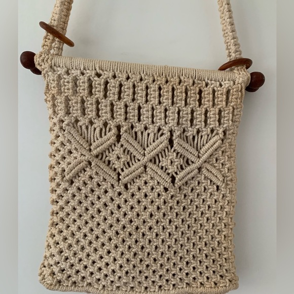 Vintage macrame bag - Picture 2 of 6
